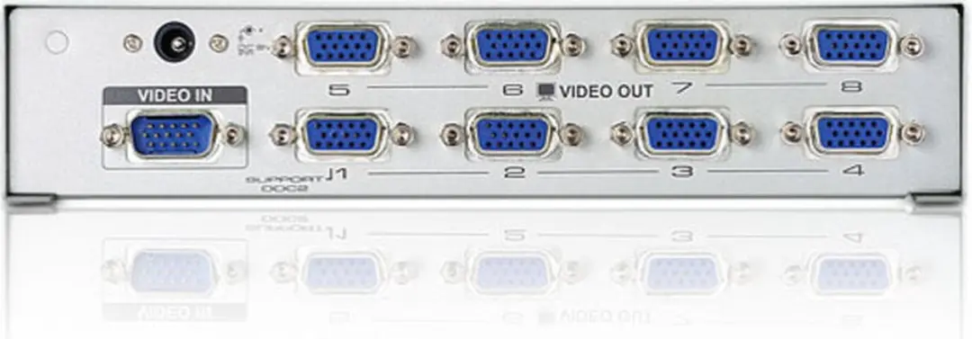 Aten 8-Poorts VGA Beeldscherm Splitter - Kleurenmix