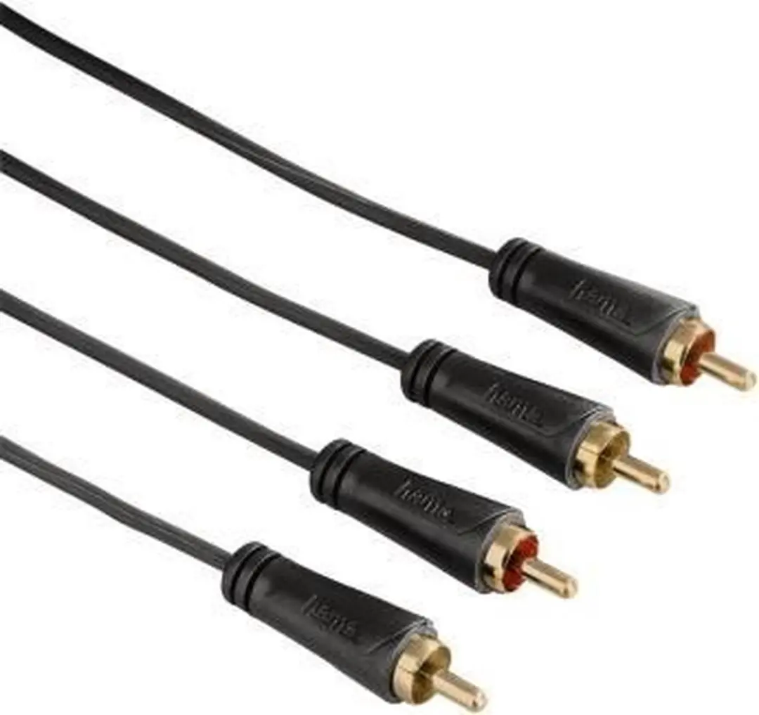 Hama audiokabel 2-2 RCA 1.5m 1s