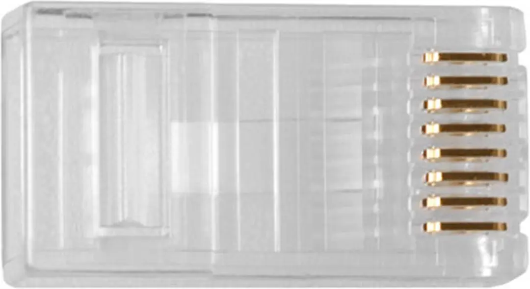 ACT RJ45 CAT6 Modulaire Connector - 25 Stuks - Transparant