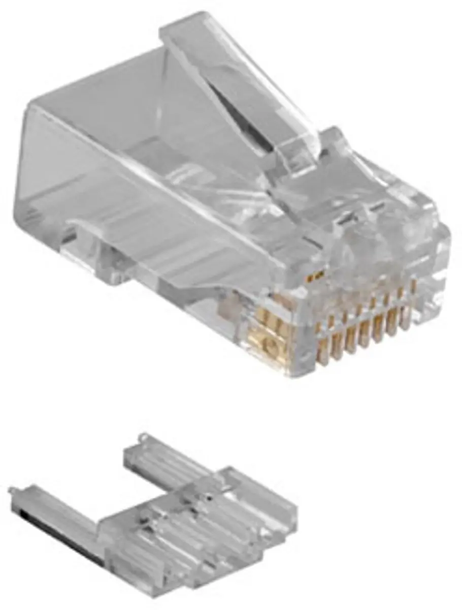 ACT RJ45 CAT6 Modulaire Connector - 25 Stuks - Transparant