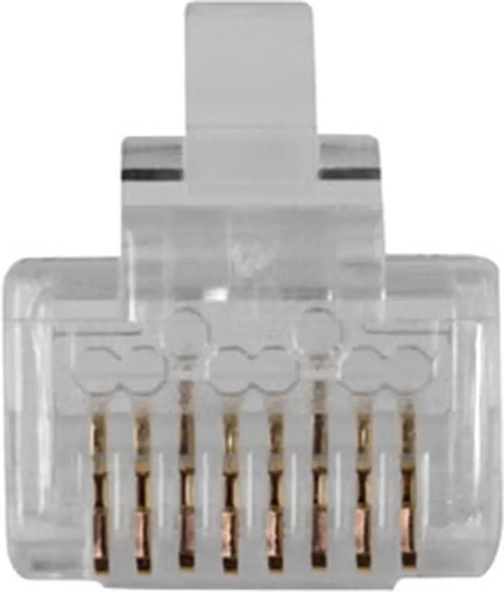 ACT RJ45 CAT6 Modulaire Connector - 25 Stuks - Transparant