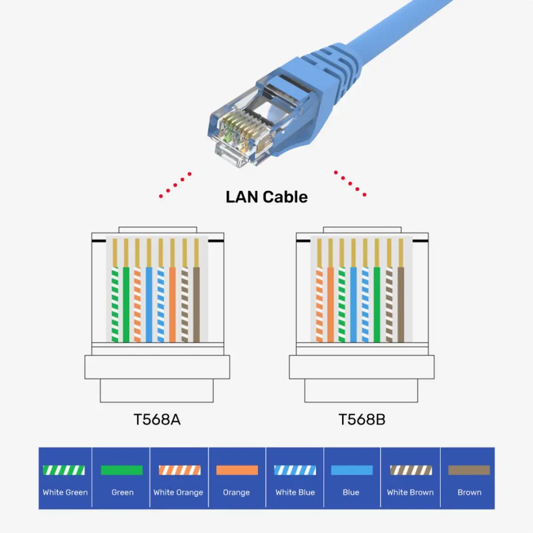 UNITEK Y-OT19TP RJ45 Modular Plugs - Cat.6 - 100 Stuks - Transparant