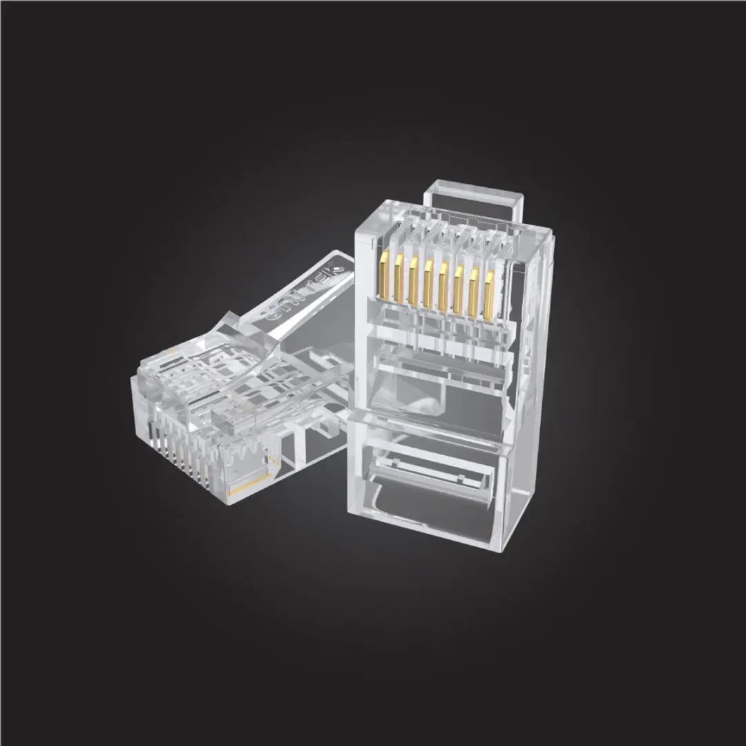 UNITEK Y-OT19TP RJ45 Modular Plugs - Cat.6 - 100 Stuks - Transparant