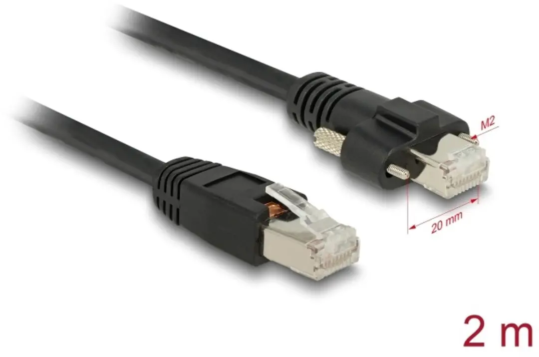 Delock GigE Camera Kabel RJ45-RJ45 Cat.6 S/FTP 2m