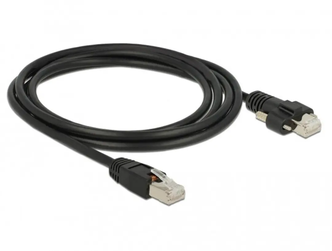Delock GigE Camera Kabel RJ45-RJ45 Cat.6 S/FTP 2m - Zwart