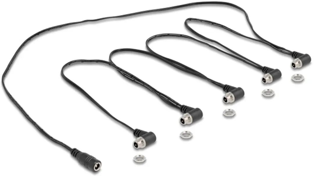 Delock DC Kabel Splitter 5x Vrouwelijk 5.5x2.1mm
