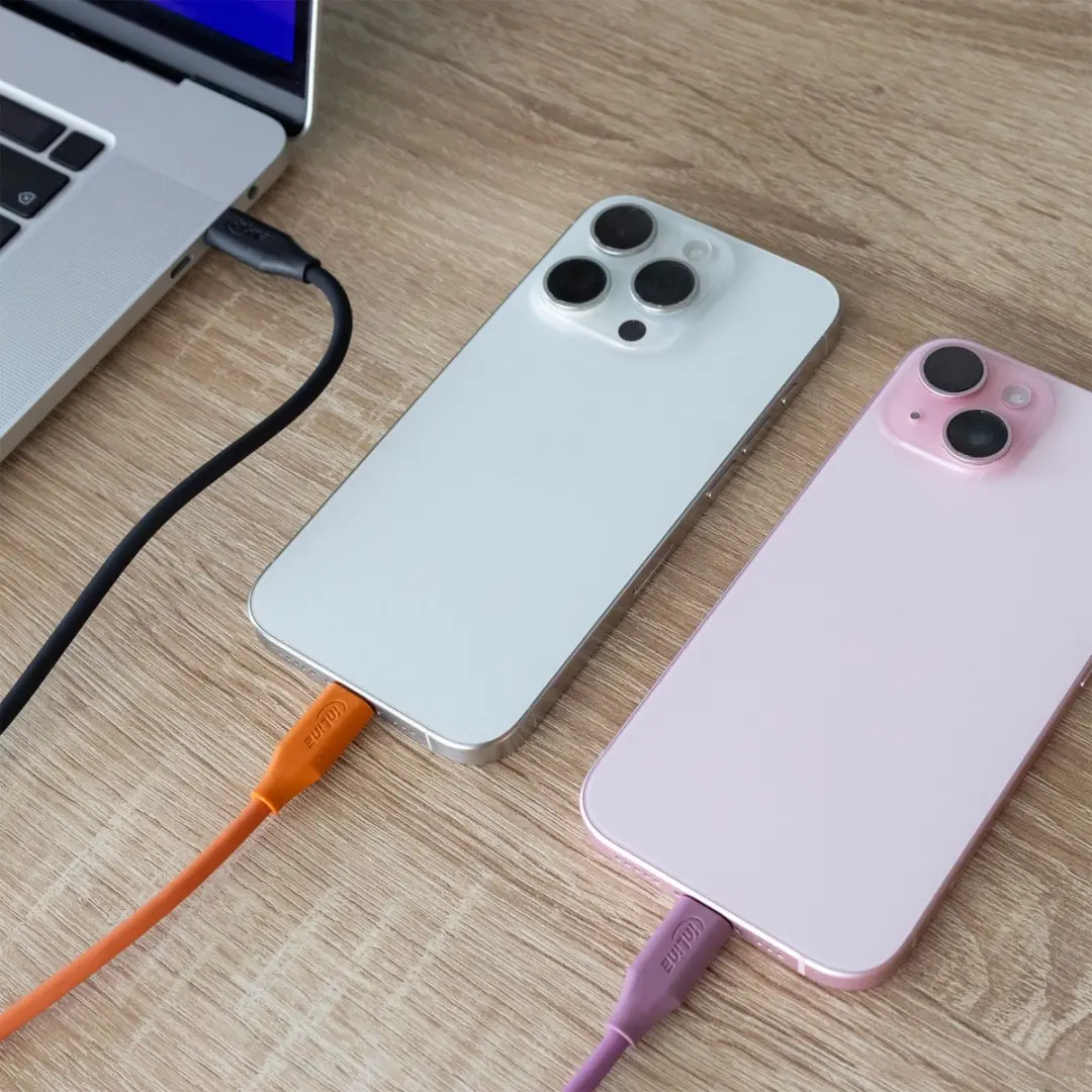 InLine USB-C Snelladingskabel 100W - 0,5m - Papaya