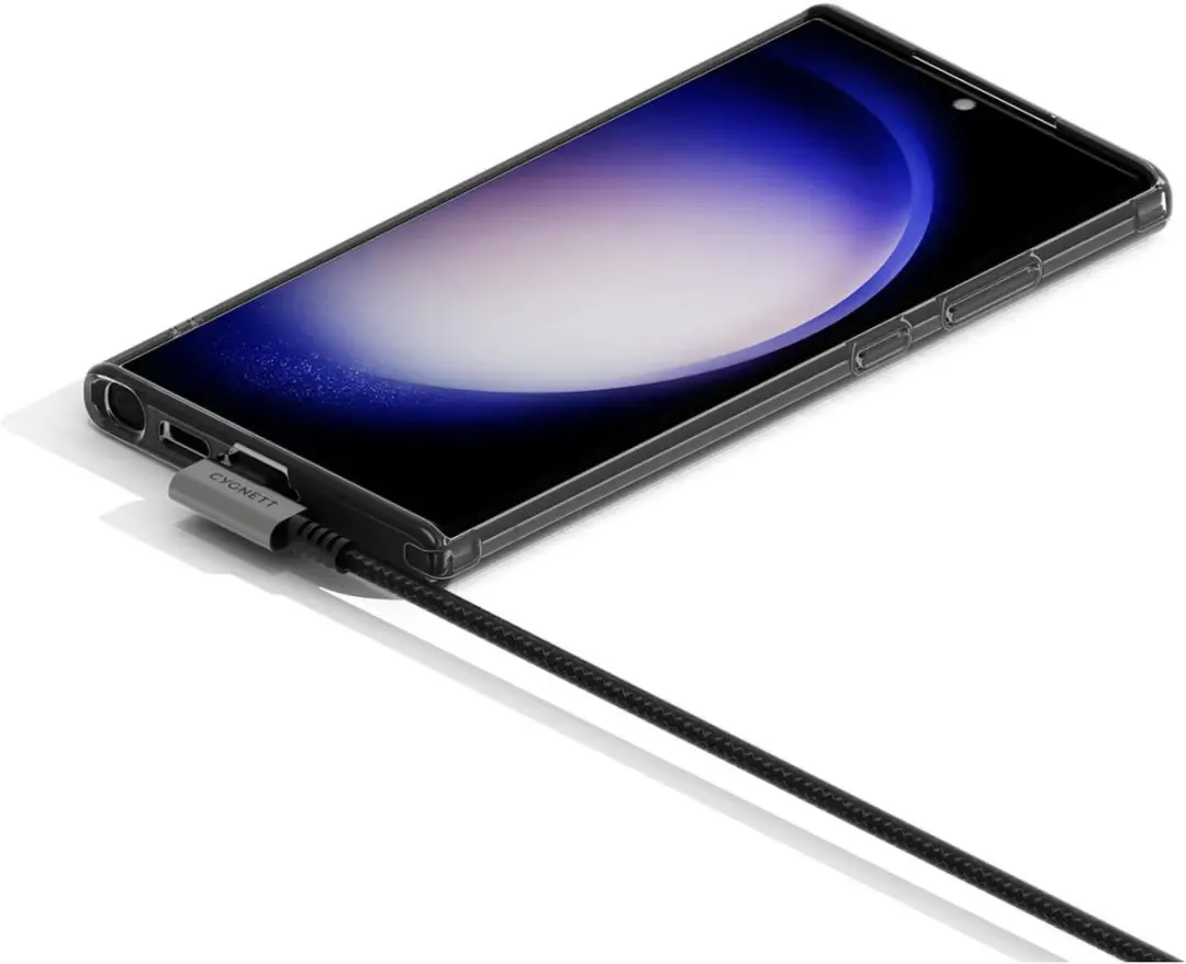 Cygnett USB-A naar USB-C Kabel 1m - Zwart