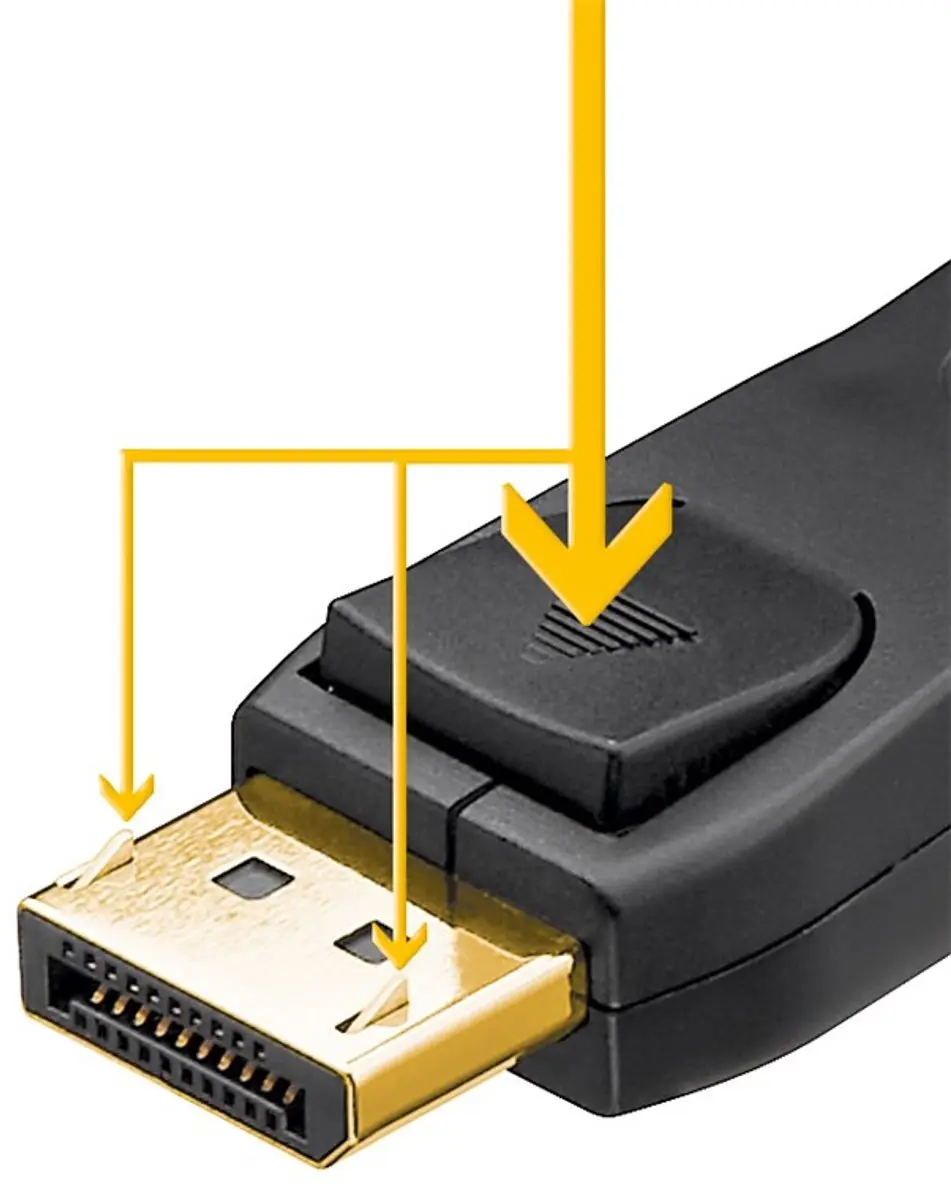 Goobay DisplayPort Kabel 64849 - 8K 60Hz - 1m - Zwart