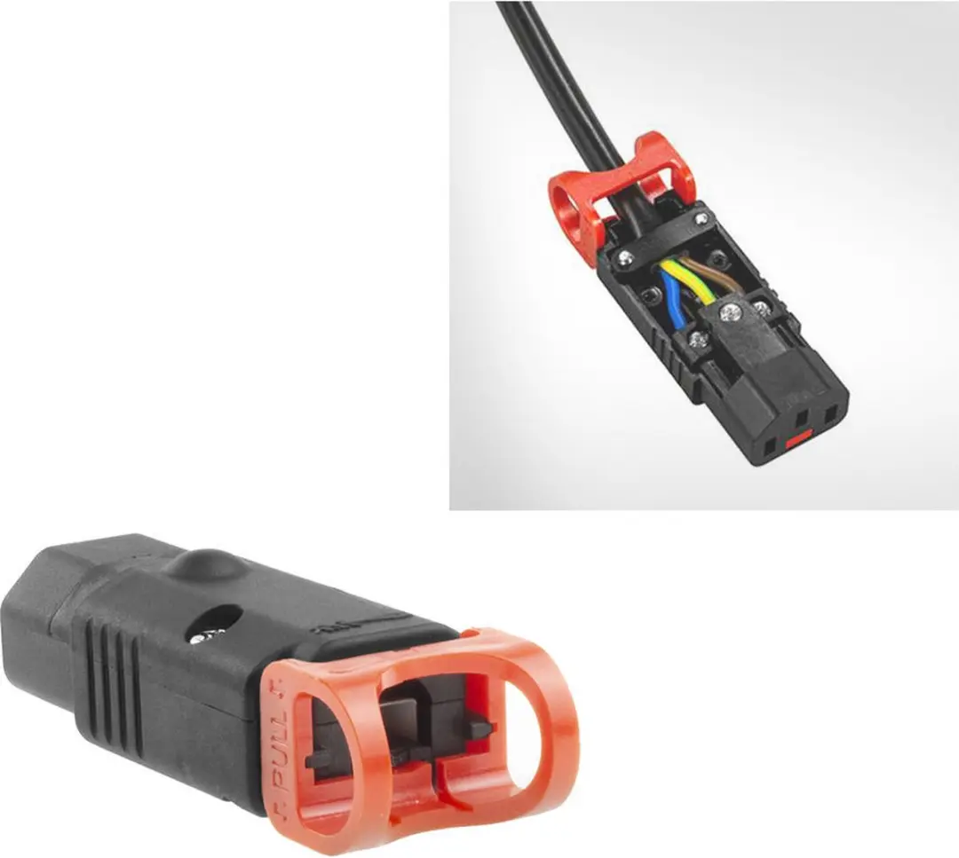 ACT IEC Lock C13 Stroomstekker - Zwart