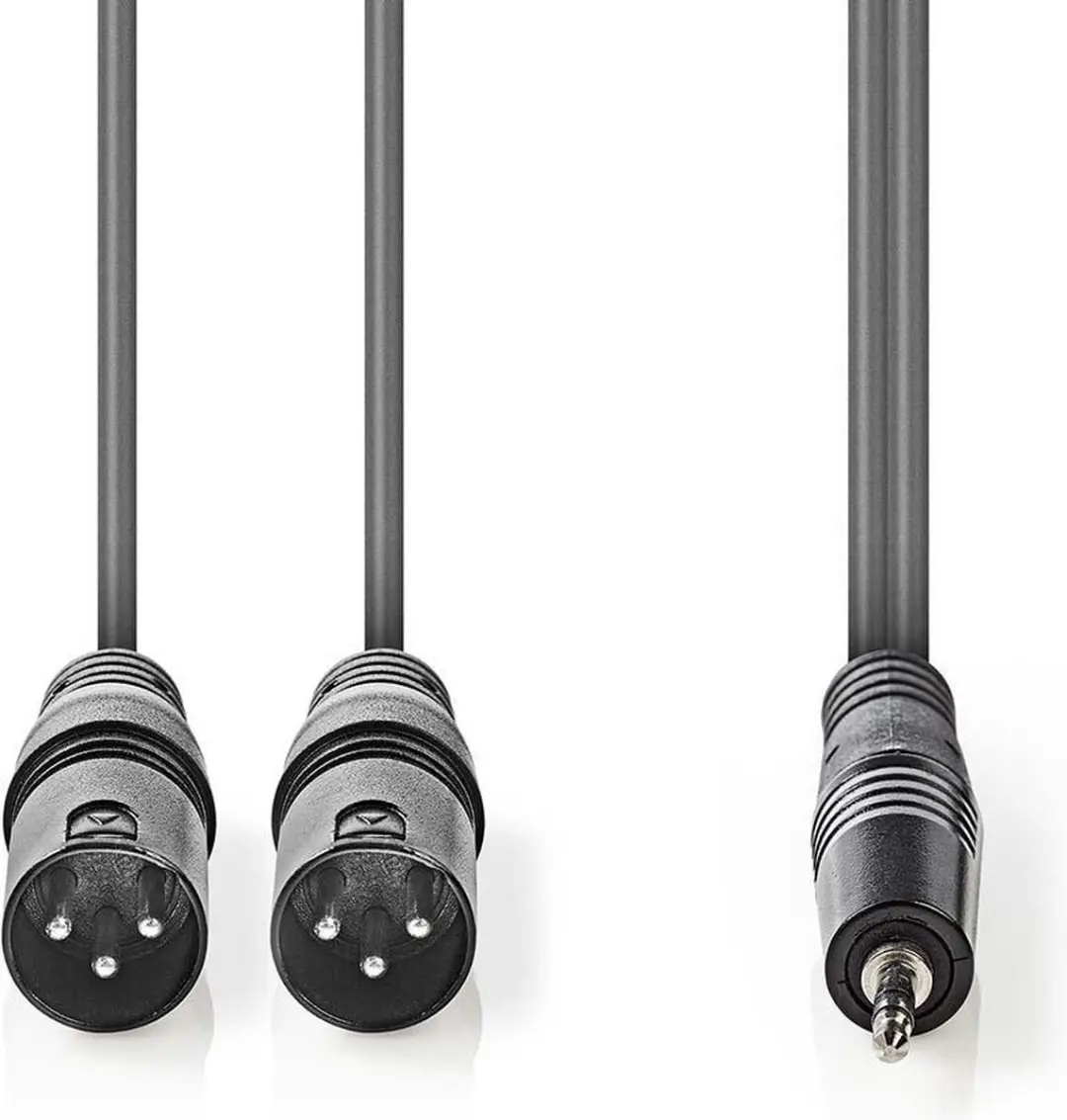 Nedis Gebalanceerde Audiokabel XLR 3-Pins 1.5m
