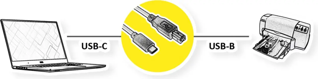 Roline USB2.0 Type-C Kabel M/M - 3m - Zwart