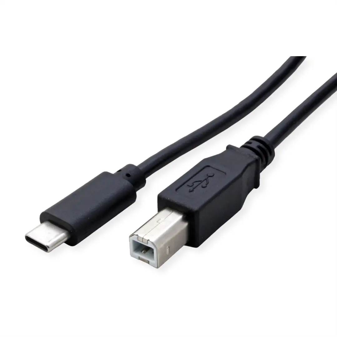 Roline USB2.0 Type-C Kabel M/M - 3m - Zwart