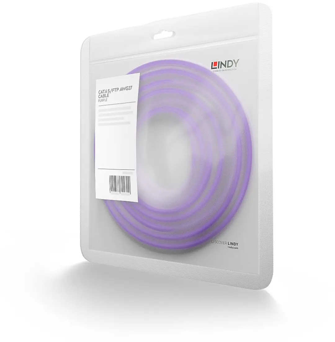 Lindy CAT 6 S/FTP Netwerkkabel 5m - Violet