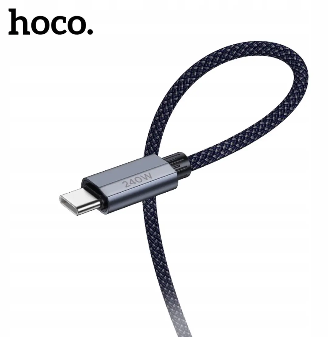 Hoco U134 USB-C Kabel 240W Blauw