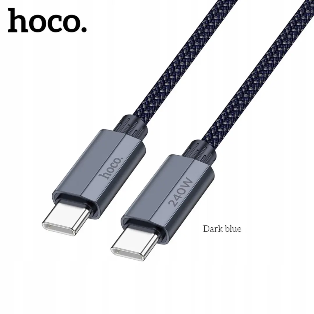 Hoco U134 USB-C Kabel 240W Blauw
