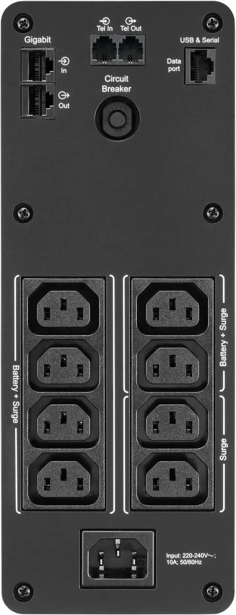 APC Back-UPS PRO BR1200SI Noodstroomvoeding 1200VA - 8x C13 - USB A&C