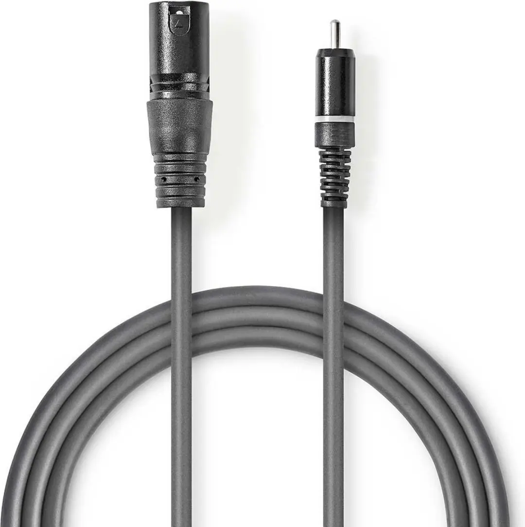 Nedis XLR naar RCA Audiokabel 1.5m