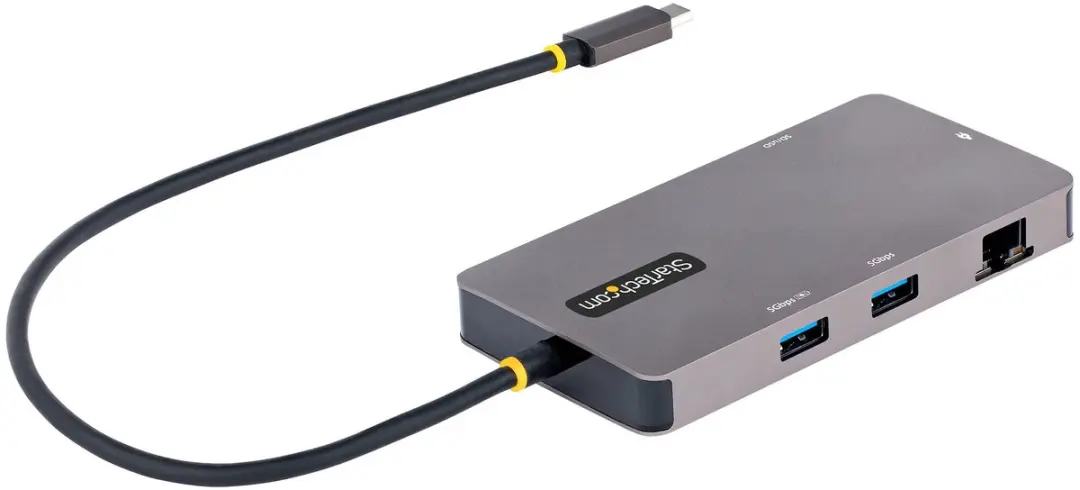 Startech 120B-USBC-MULTIPORT USB-C Multiport Adapter - Dual HDMI 4K - 2x USB - Zwart-Grijs