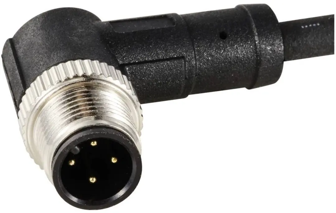 Tru Components TC-12833136 Sensor/Actuator M12 Kabel - 4 Polig - 2m - Zwart