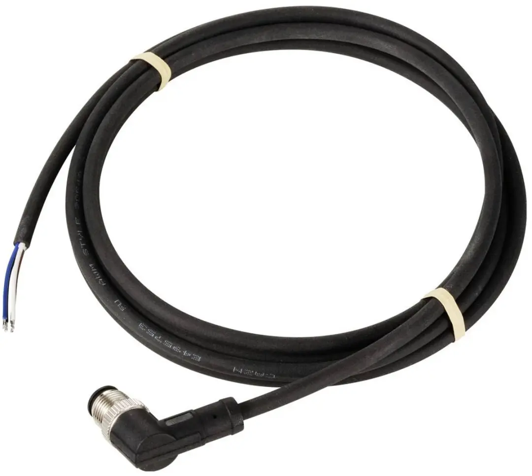 Tru Components TC-12833136 Sensor/Actuator M12 Kabel - 4 Polig - 2m - Zwart