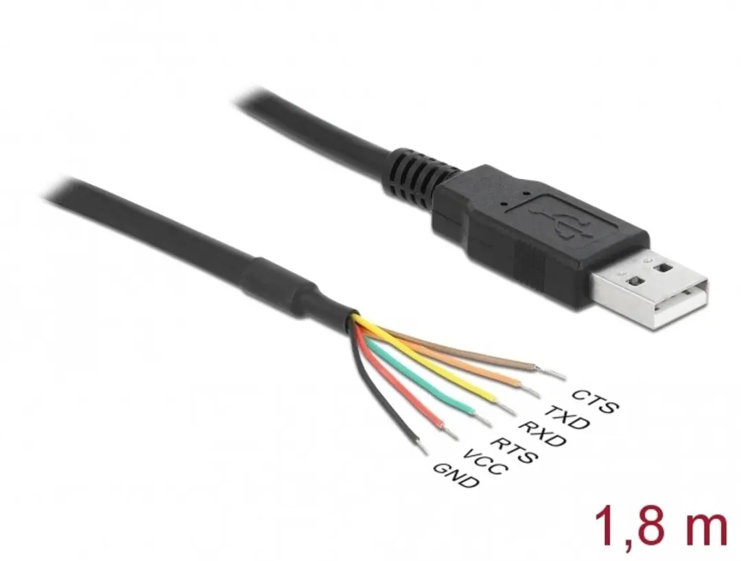 Delock USB 2.0 naar Seriell-TTL Converter