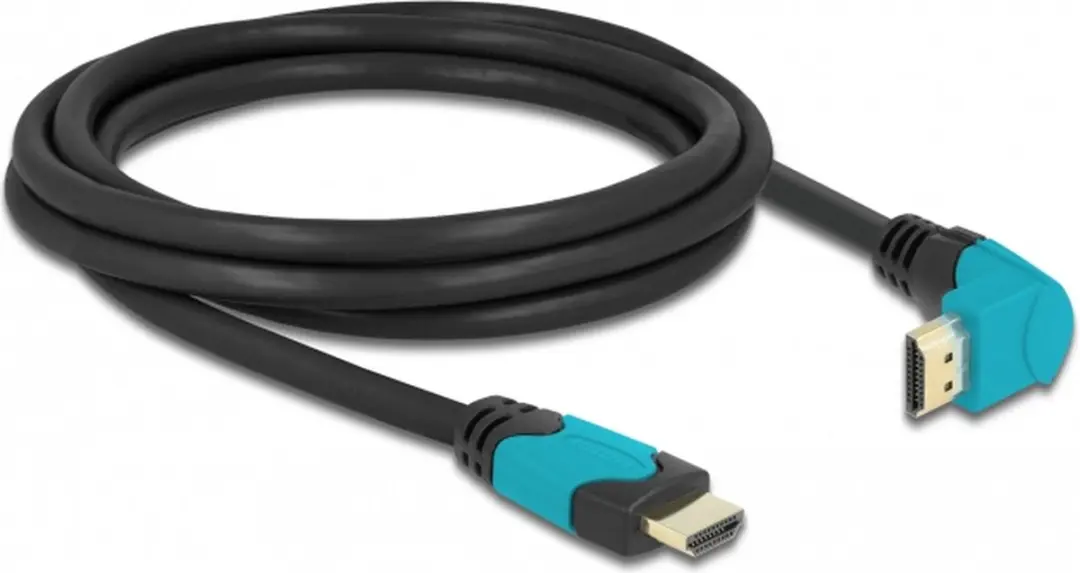 Delock HDMI Kabel 2.1 8K 60Hz HDR 2m - 90° Haaks