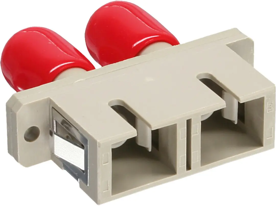 InLine LWL Koppeling Duplex ST/SC Multimode Beige