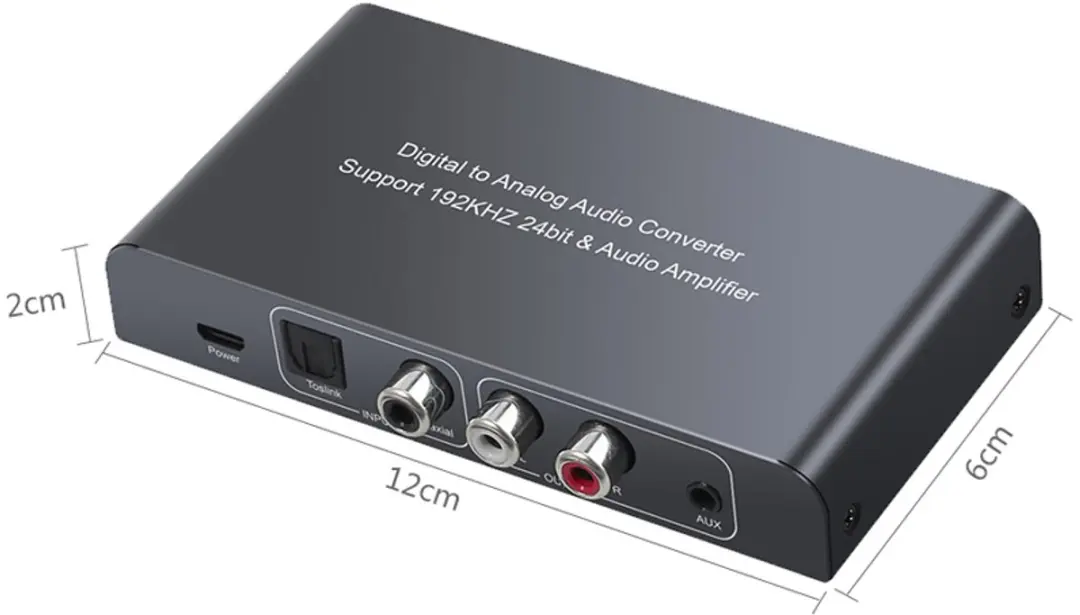 NÖRDIC SGM-134 Audio Converter Digitaal naar Analoog - Zwart