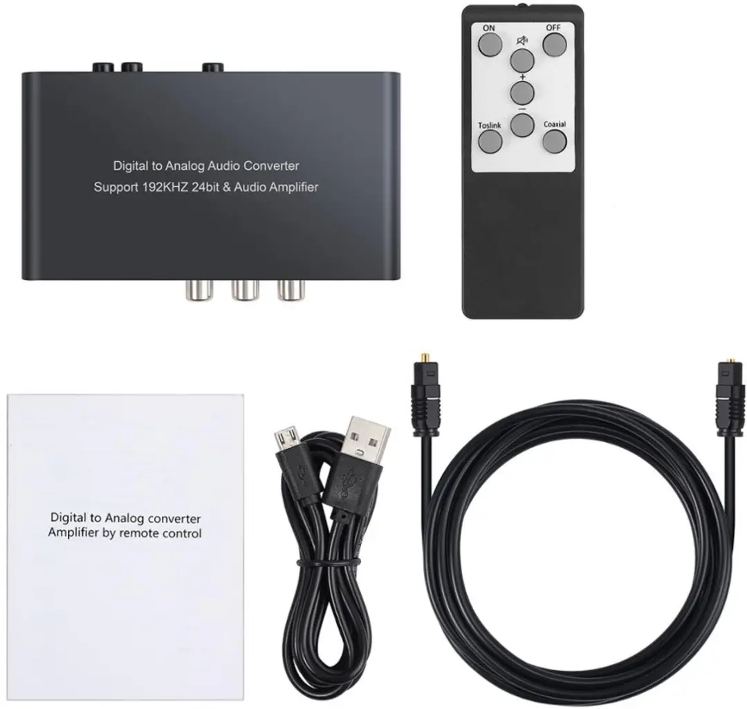 NÖRDIC SGM-134 Audio Converter Digitaal naar Analoog - Zwart