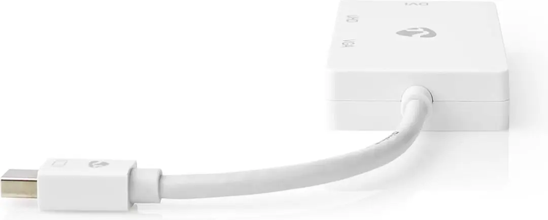 Nedis DisplayPort-adapter 4K60Hz CCGP37466WT02 - 0,2m Wit