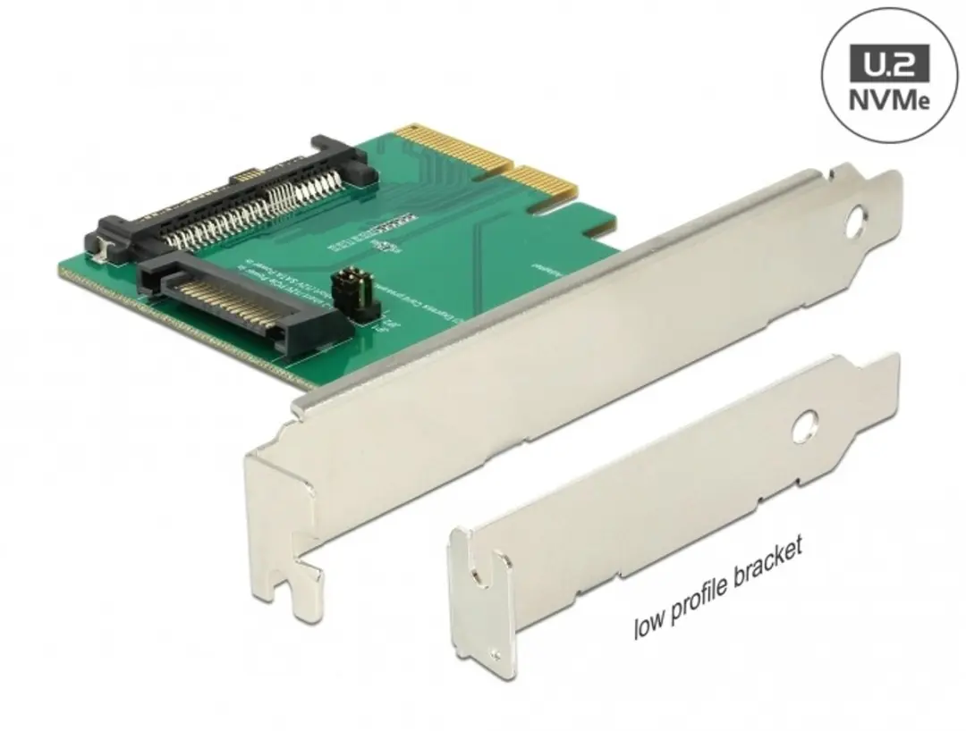 Delock PCIe x4 Kaart 1x U.2 NVMe SFF-8639