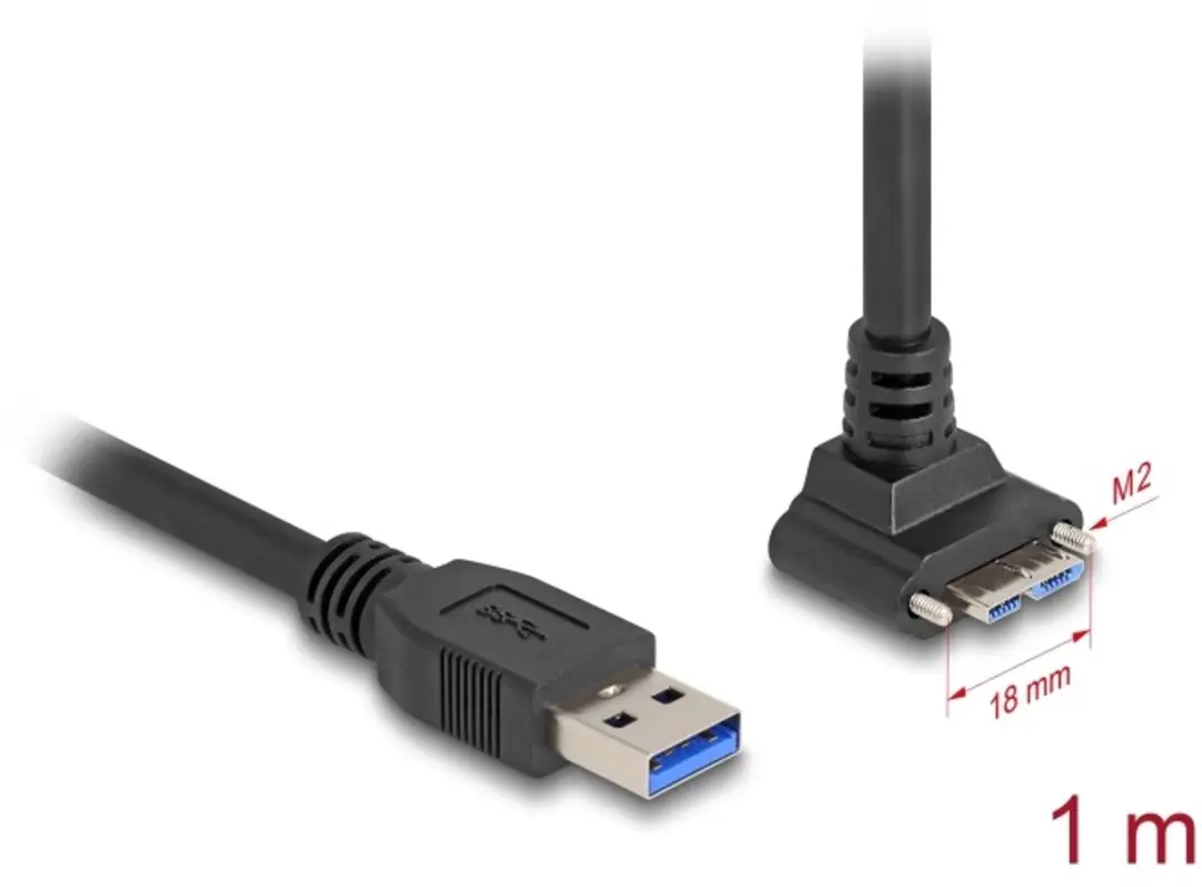 Delock USB 5Gbps Type-A naar Micro-B 1m
