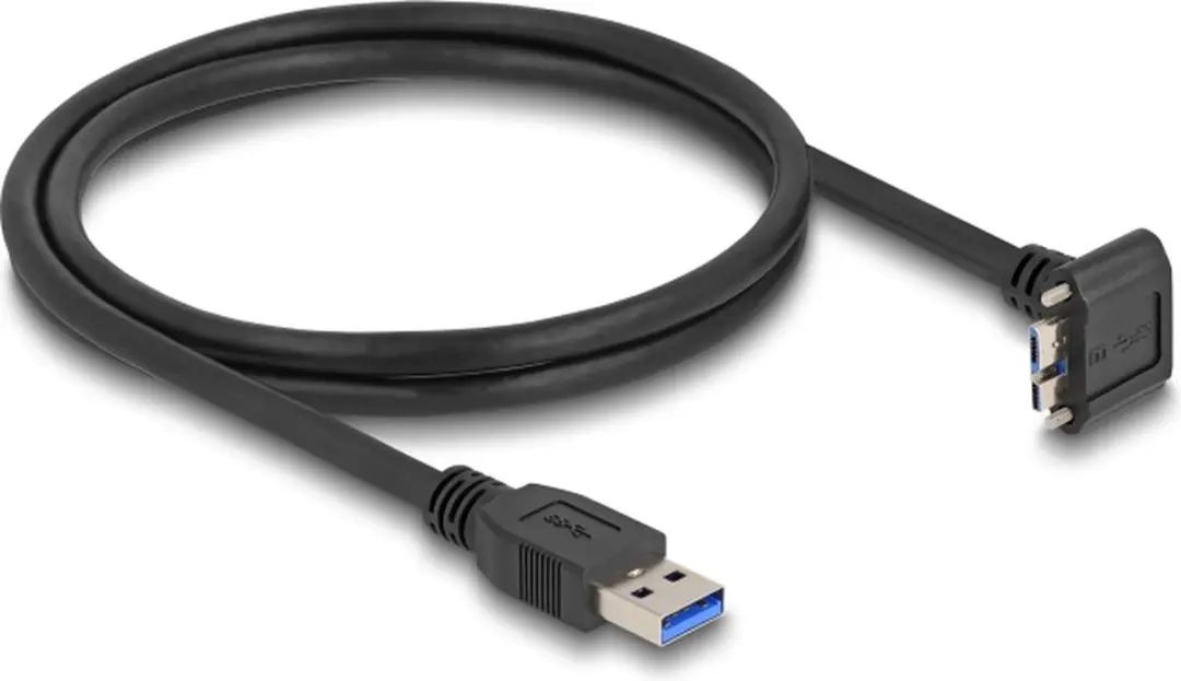 Delock USB 5Gbps Type-A naar Micro-B 1m - Zwart