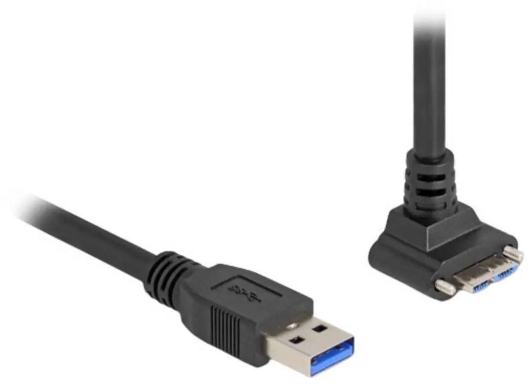 Delock USB 5Gbps Type-A naar Micro-B 1m - Zwart