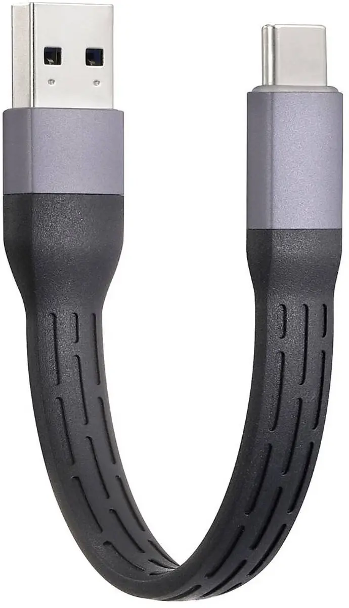 Renkforce RF-6738048 USB 2.0 Kabel 0,15m - Zwart