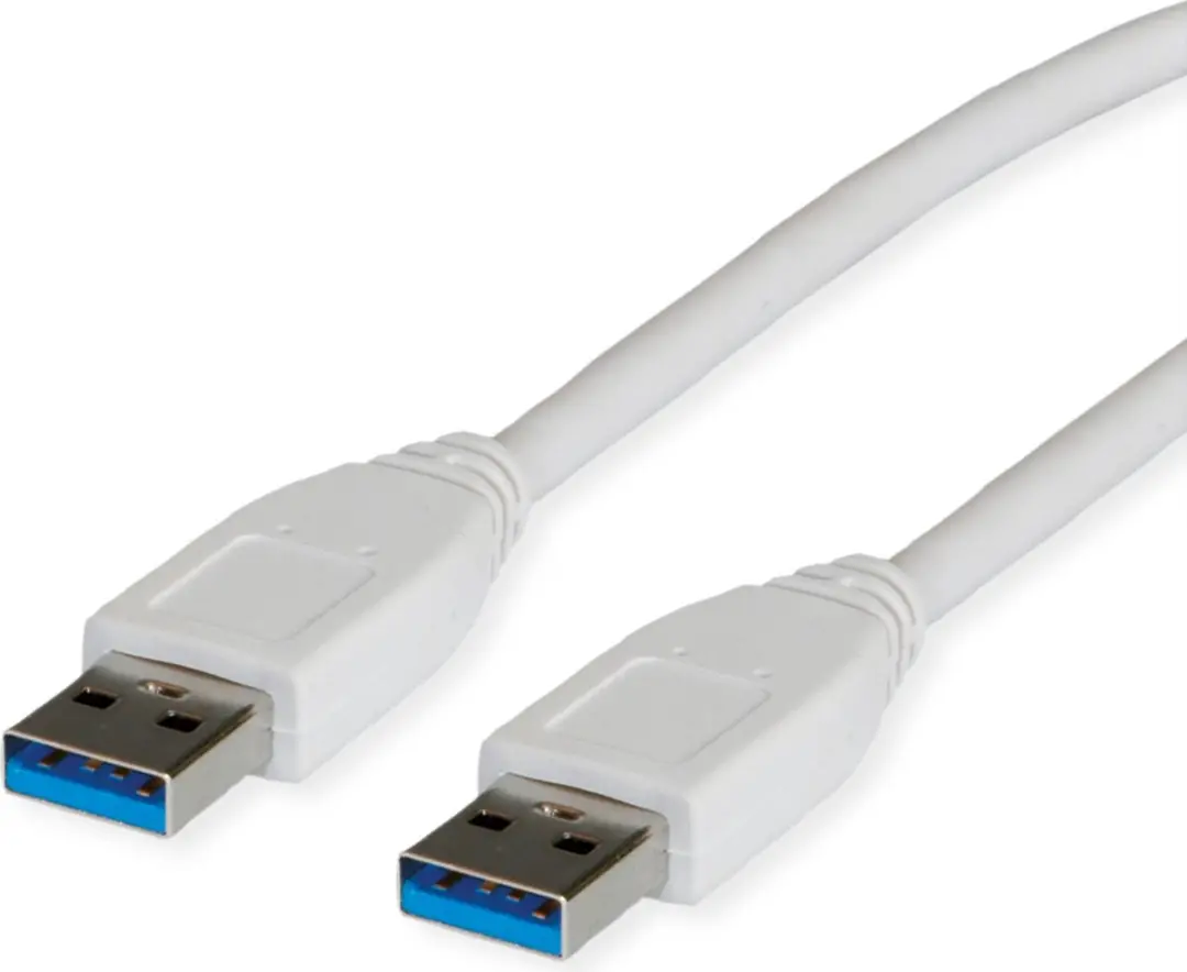 Value USB 3.2 Gen 1 Kabel A-A Wit 3m