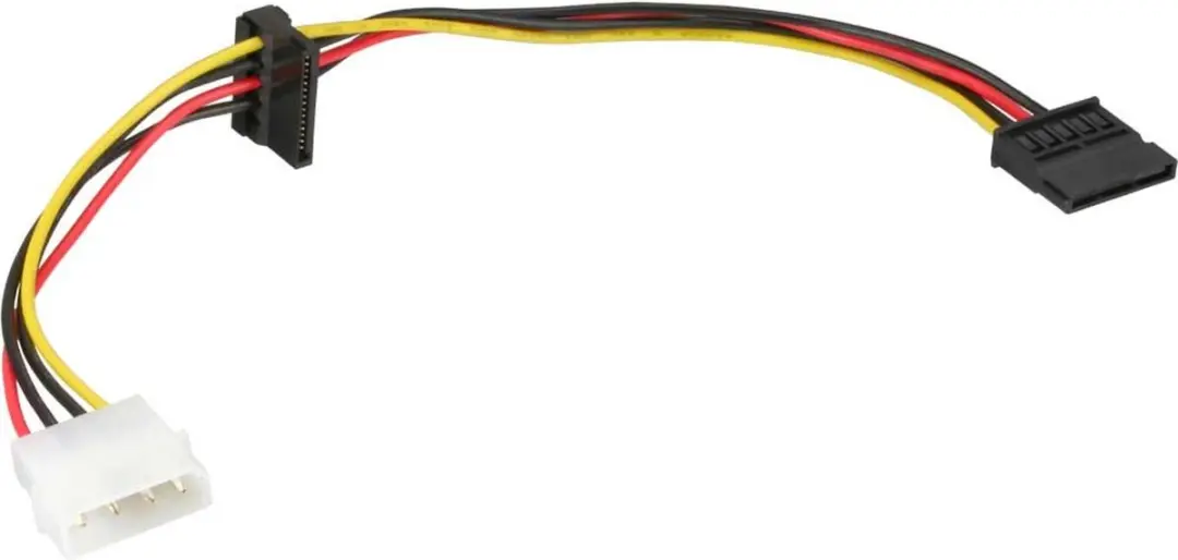 InLine Molex 2x SATA Splitter 0,30m