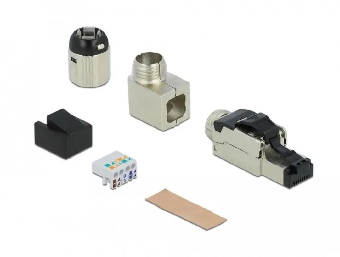 Delock RJ45 Cat.6A Field Assembly - Grijs