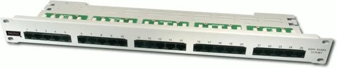 Digitus 25-KR/G ISDN-patchpanel - Grijs-wit - afbeelding 6 van 6