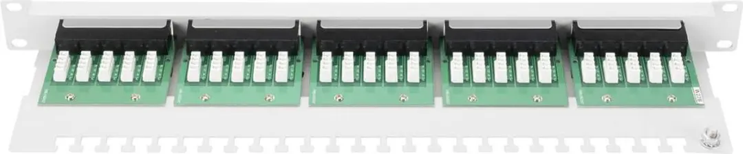 Digitus 25-KR/G ISDN-patchpanel - Grijs-wit