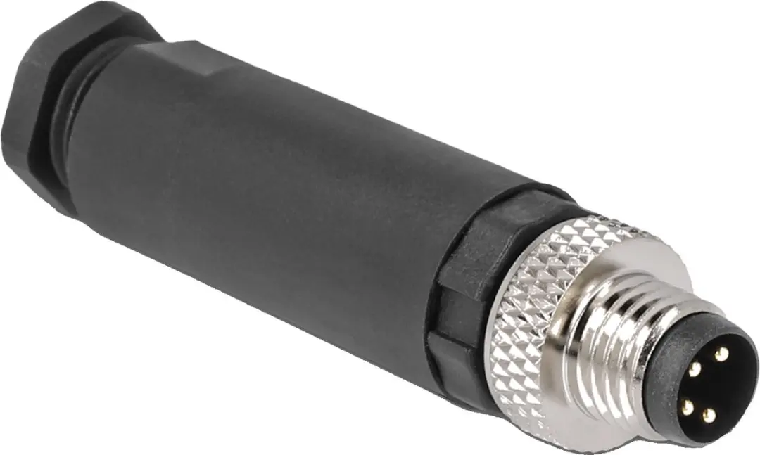 Delock M8 A-coded 4-pin Male Connector