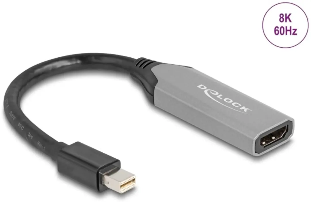 Delock Mini DisplayPort naar HDMI Adapter 8K HDR
