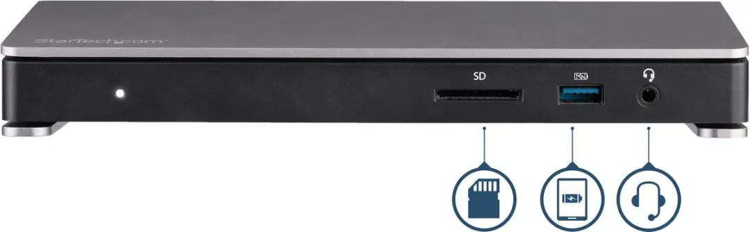 Startech Thunderbolt 3 Dock 4636002 - Dual 4K - 85W - Zwart