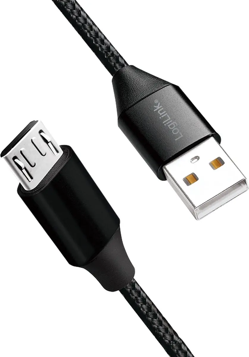 Logilink CU0144 USB-kabel USB 2.0 A naar Micro-B - 1m - Zwart
