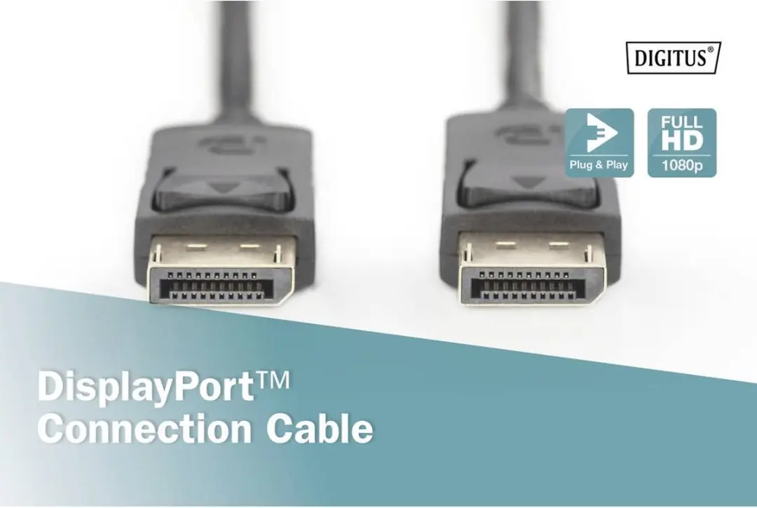 Digitus AK-340103-030-S DisplayPort-kabel 3m - Zwart