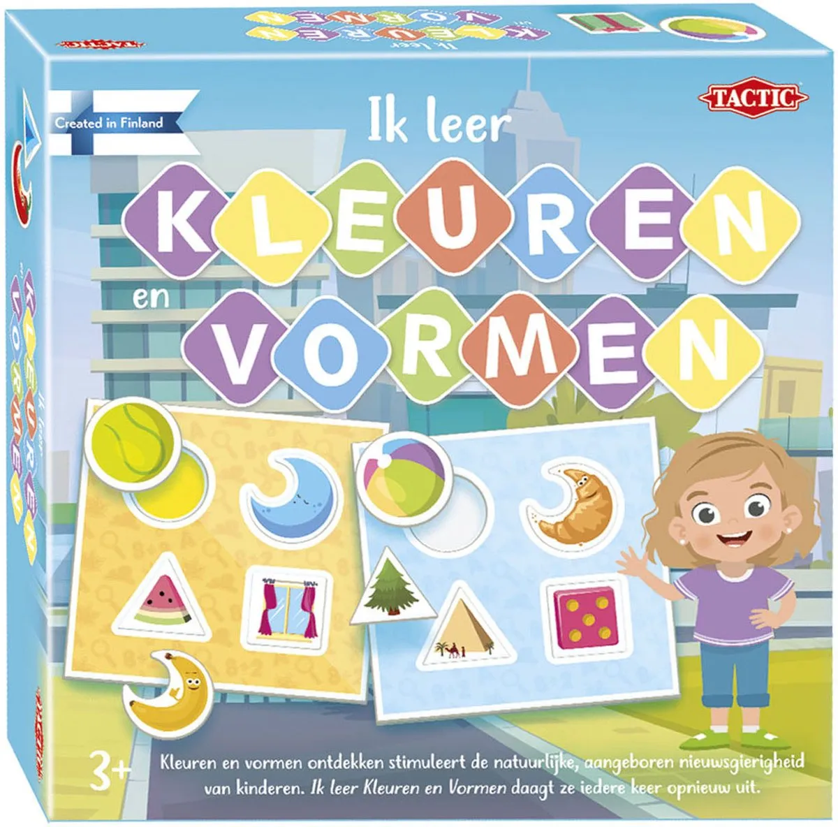 Tactic Ik Leer Kleuren en Vormen Bordspel - 2 Spelers - 3+ Jaar - afbeelding 6 van 6
