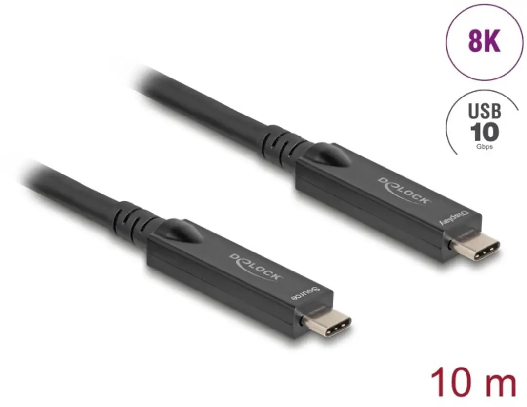 Delock Active Optical USB-C 8K Kabel 10m