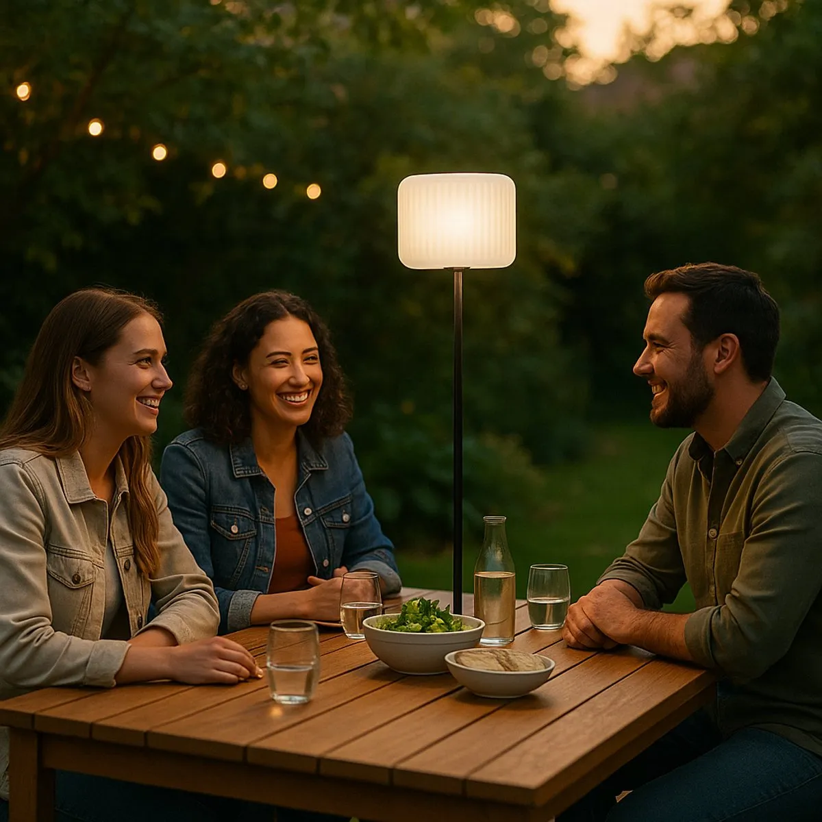 Calex Latina Zonne-energie Vloerlamp 150cm - Zwart