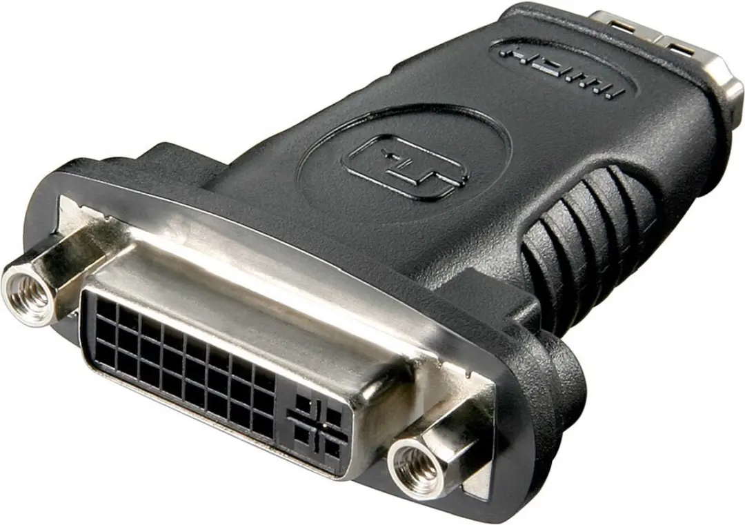 Goobay HDMI naar DVI-I Dual Link Adapter - 10 Stuks - Zwart - afbeelding 6 van 6